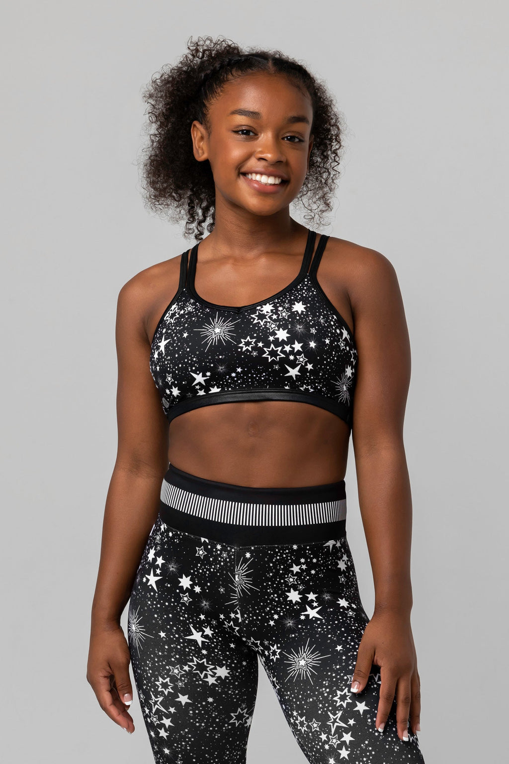 Let's Groove Glitter Crop Top and Pants Set